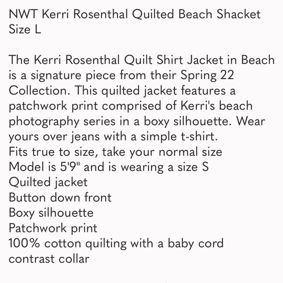 Quilted Sunset Patterned Jacket - Picture 6 of 6